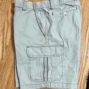Tommy Bahama Cargo Shorts Mens MLarge Beige Cotton Flex Waistband Casual Relax